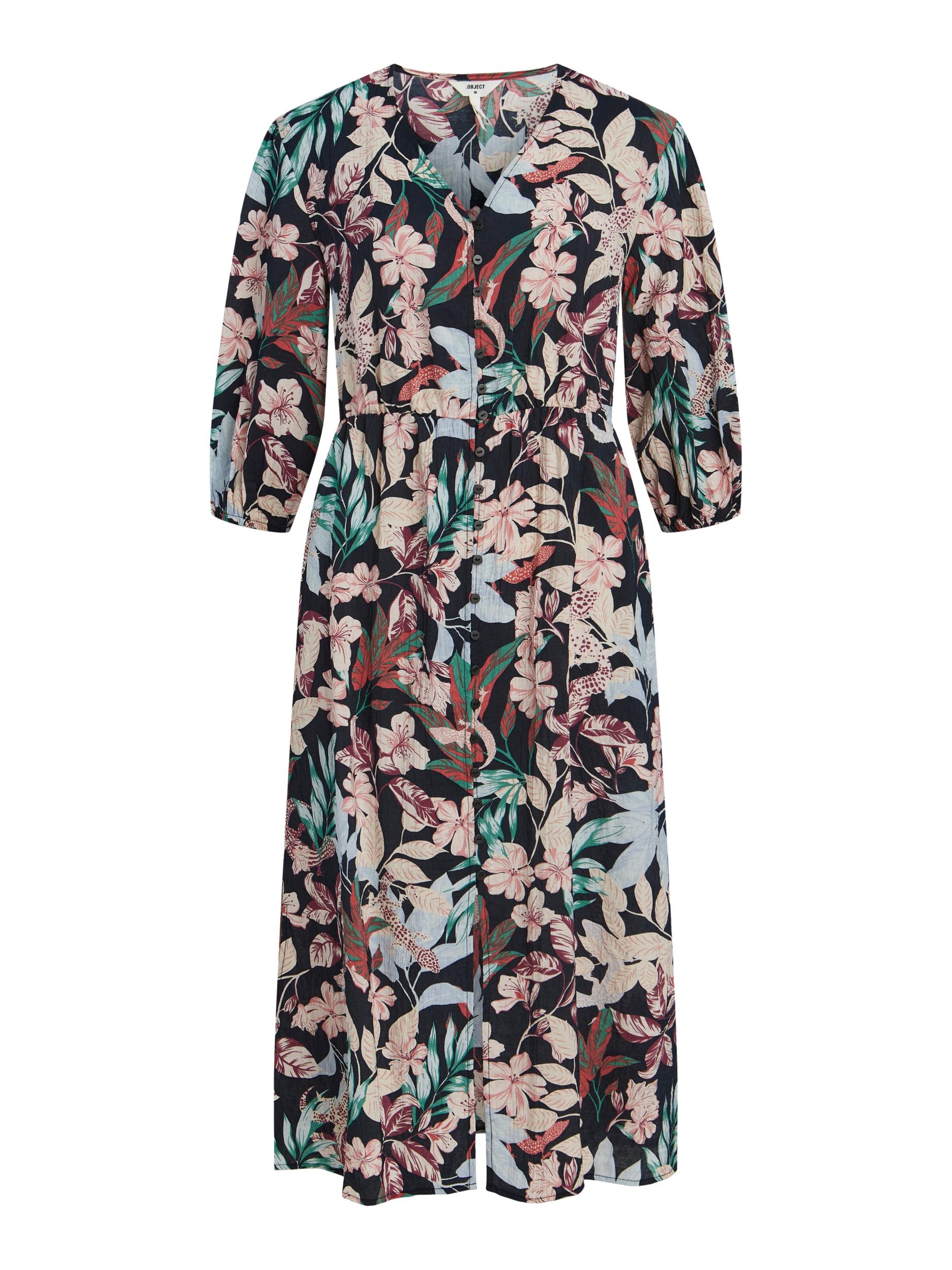 OBJECT Kleid 'PARIS' in Mischfarben: Vorderseite