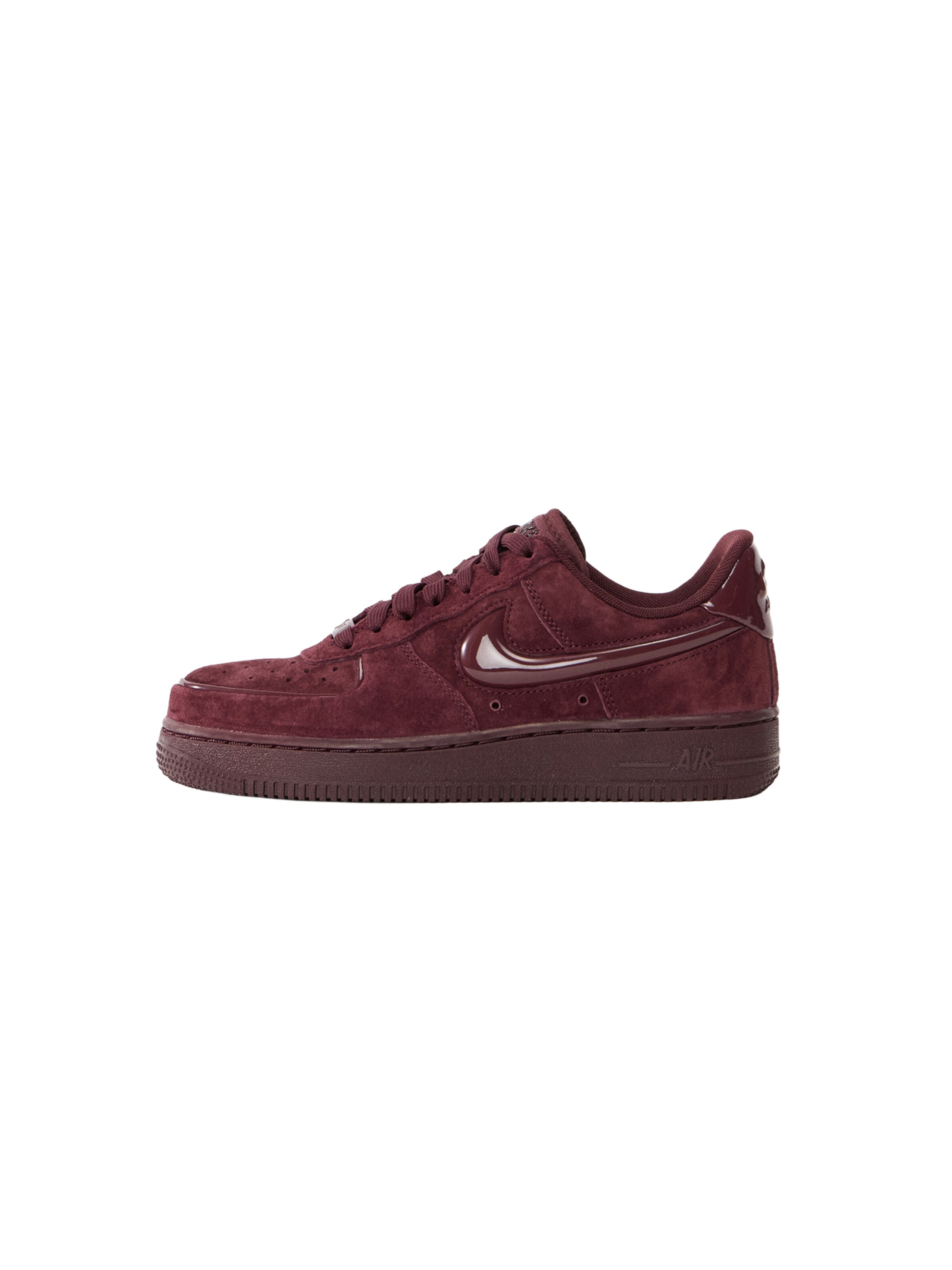 Baskets basses 'Air Force 1 '07' Nike Sportswear en rouge : devant