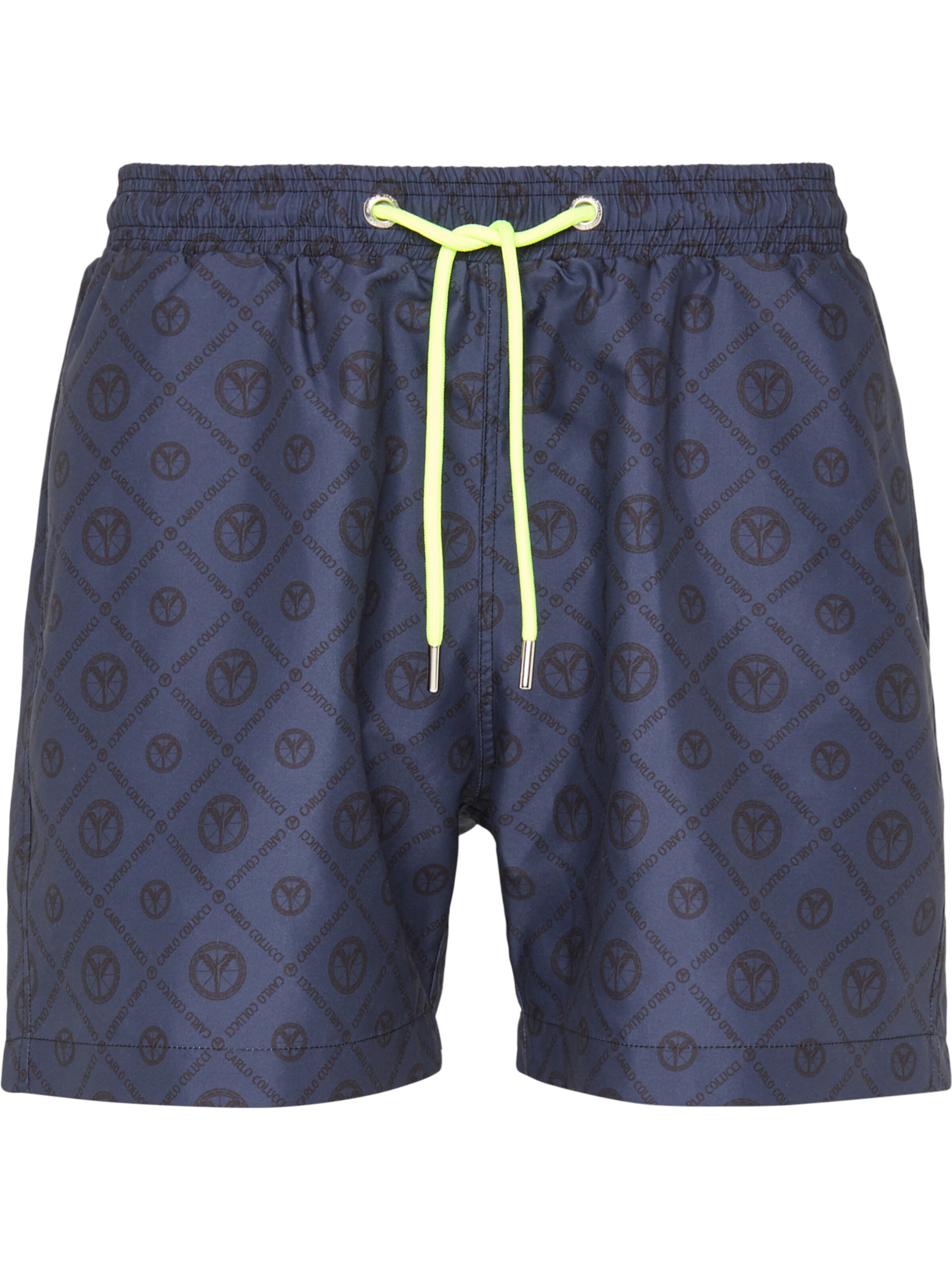 Carlo Colucci Badeshorts 'Carazzato' in Blau: Vorderseite