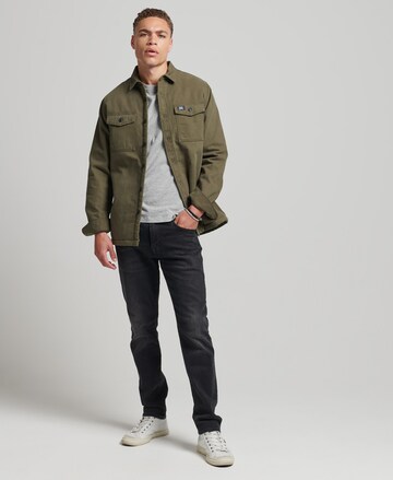 Superdry Regular fit Overhemd 'Miller' in Groen