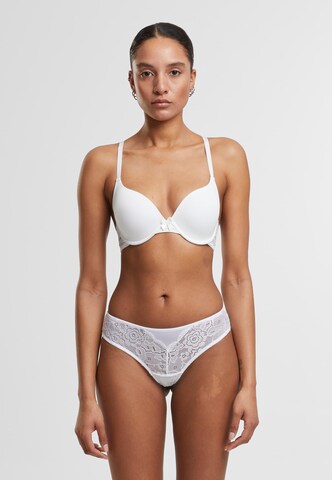 Reggiseno di Urban Classics in bianco: frontale