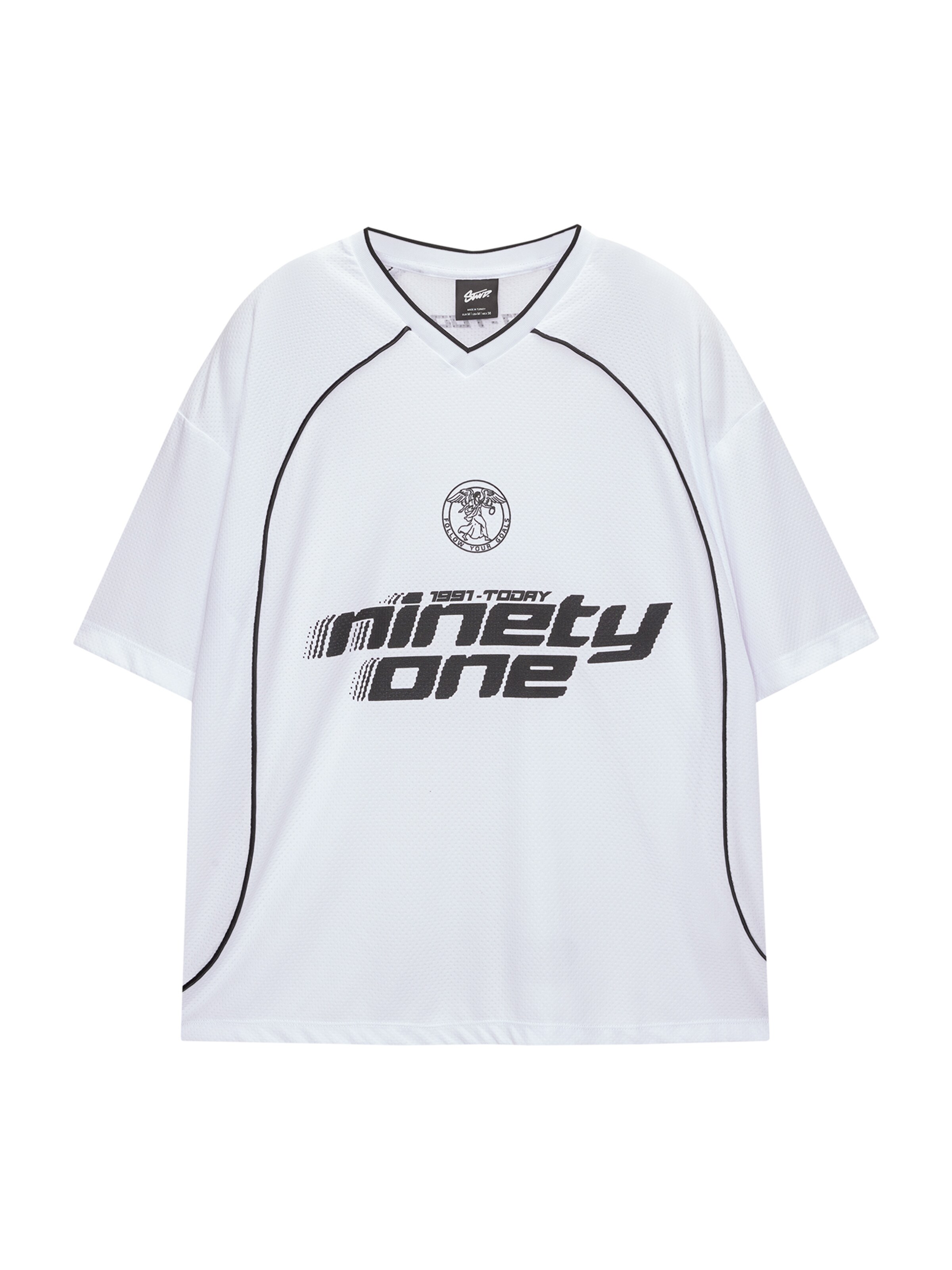 Pull&Bear Tričko 'STWD' - Biela: predná strana