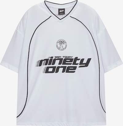 Pull&Bear Paita 'STWD' värissä musta / valkoinen, Tuotenäkymä