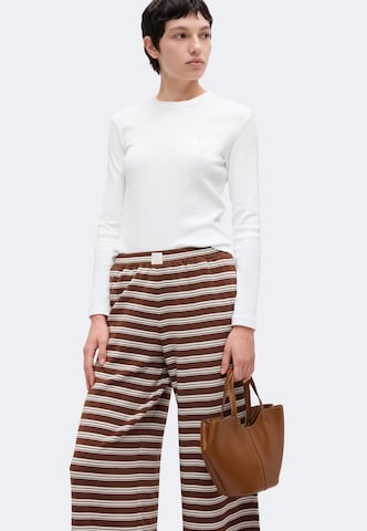 Loosefit Pantalon 'BLOSSOM RIDGE' ROXY en marron : devant