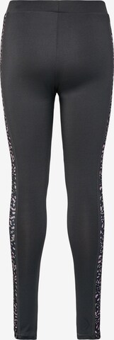 Hummel Slimfit Leggings 'SANNE' in Grau