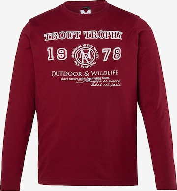 Men Plus Shirt in Rot: Vorderseite