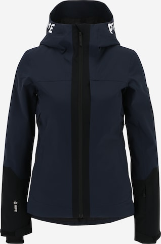 Veste outdoor PEAK PERFORMANCE en bleu : devant