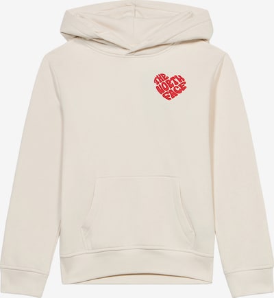 THE NORTH FACE Urheilullinen collegepaita koossa 116-122 värissä tummanpunainen / villanvalkoinen, Tuotenäkymä