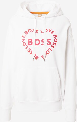 BOSS - Sweatshirt 'Etea' em branco: frente