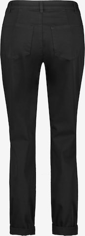 juoda TAIFUN Standartinis „Chino“ stiliaus kelnės