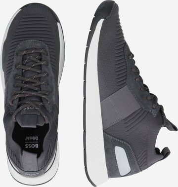 BOSS Black Sneaker 'Titanium' in Grau