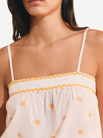 Camicia da notte 'Marilla' di ETAM in beige