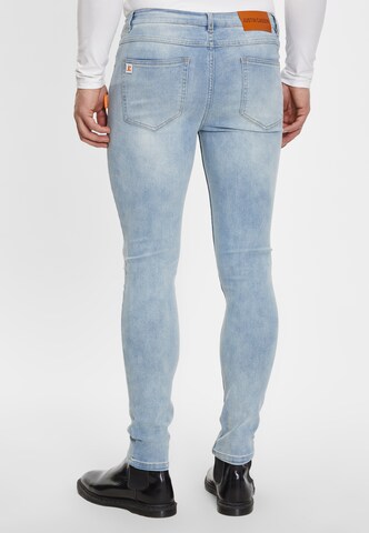 Justin Cassin Skinny Jeans in Blauw