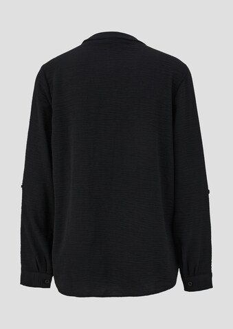 QS Bluza | črna barva: zadnja stran