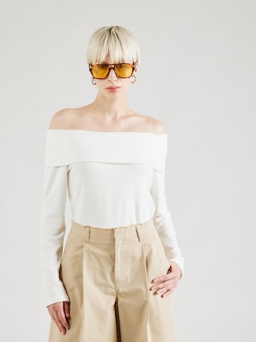 Maglietta 'PCLENDA' di PIECES in bianco