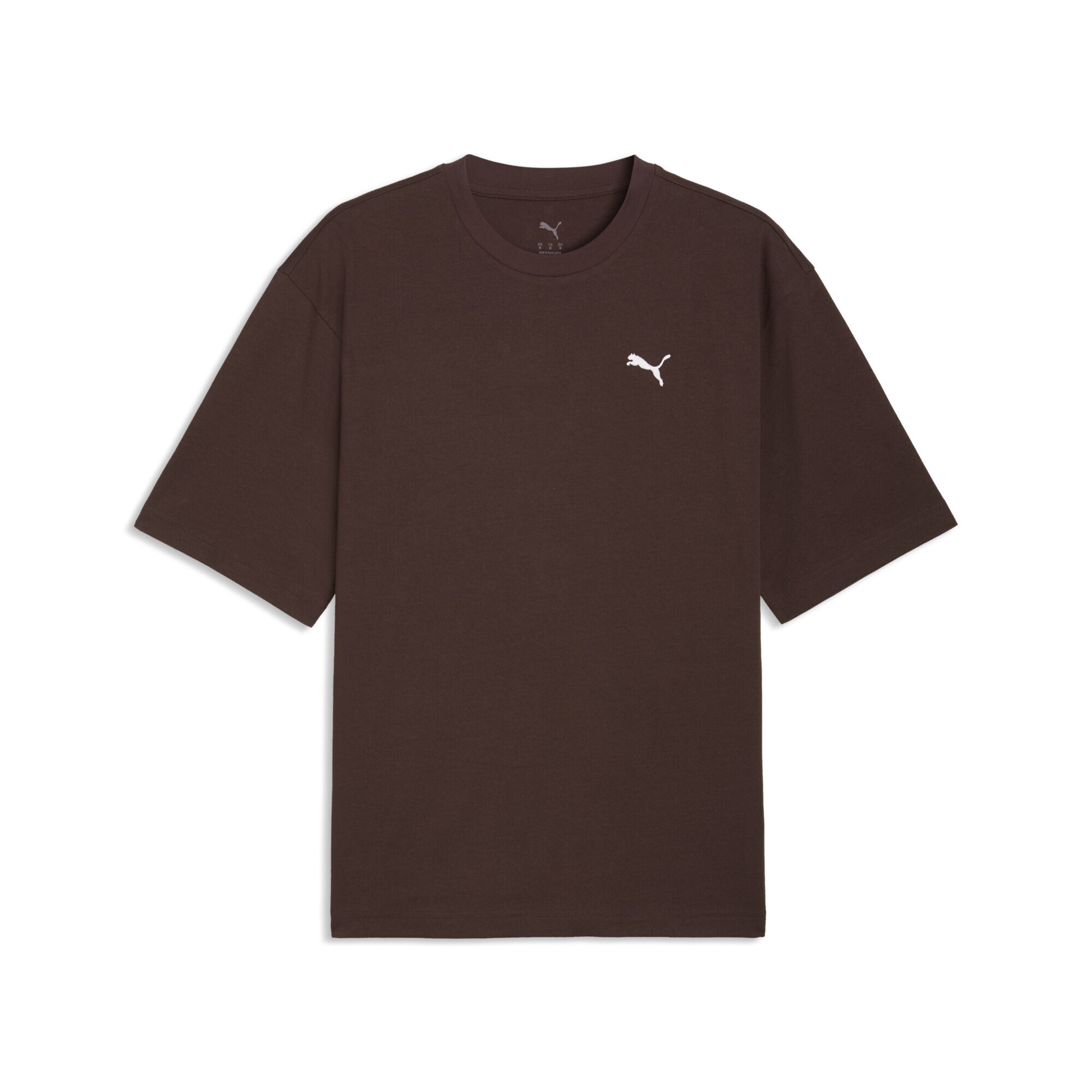 PUMA Shirt 'Wardrobe Ess' in Brown: front