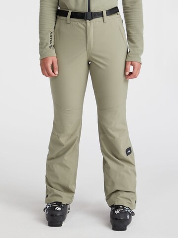 Coupe slim Pantalon outdoor O'NEILL en vert : devant