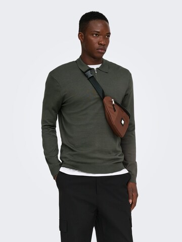 Only & Sons Sweater in Green