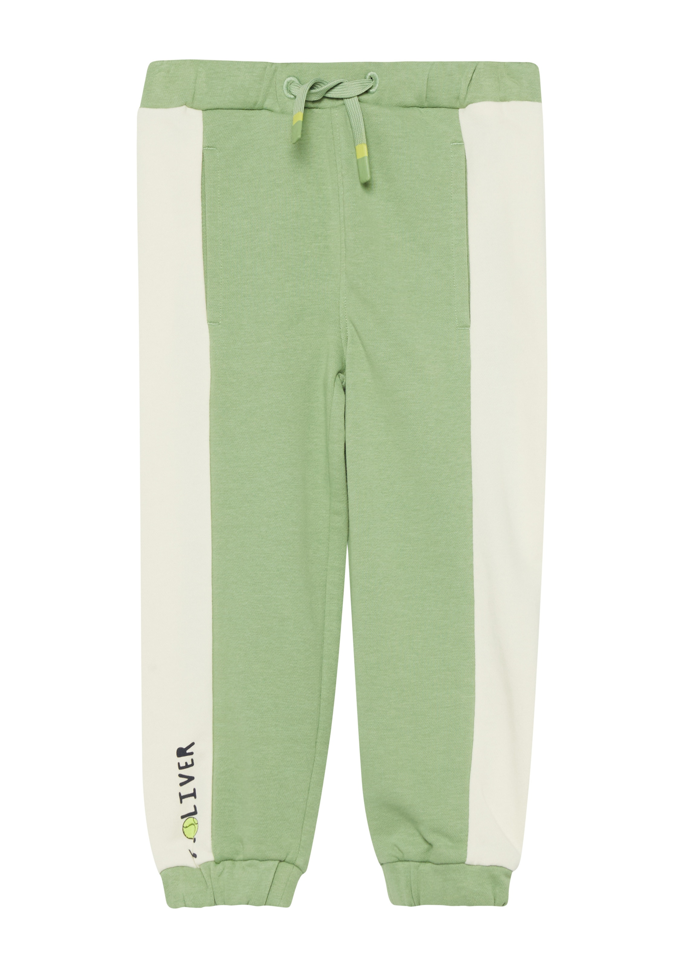 Effilé Pantalon s.Oliver en vert : devant