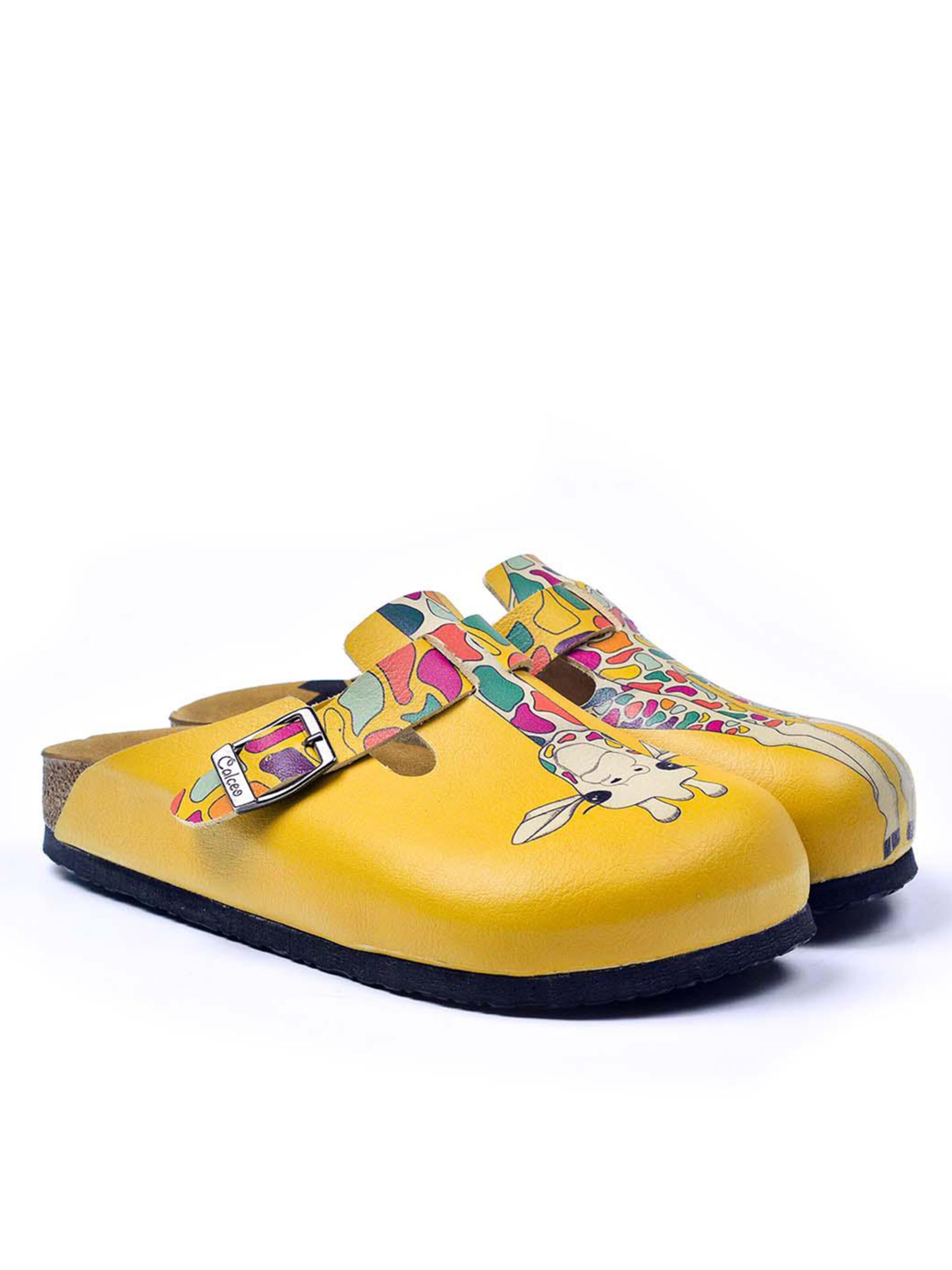 Goby Clogs 'Calceo' in Yellow