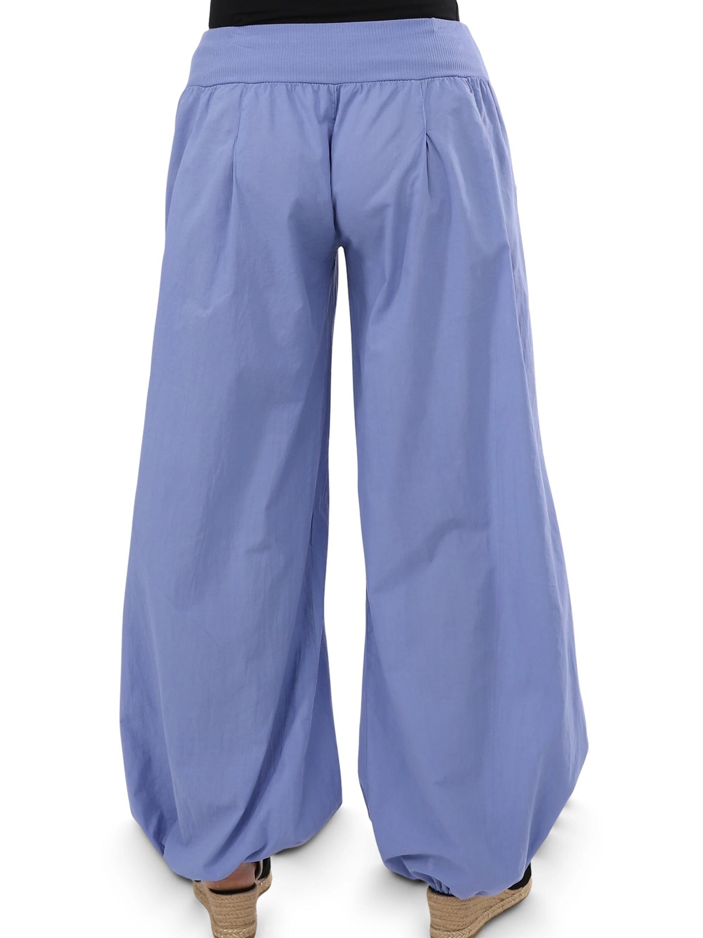malito more than fashion Loose fit Harem Pants in Blue