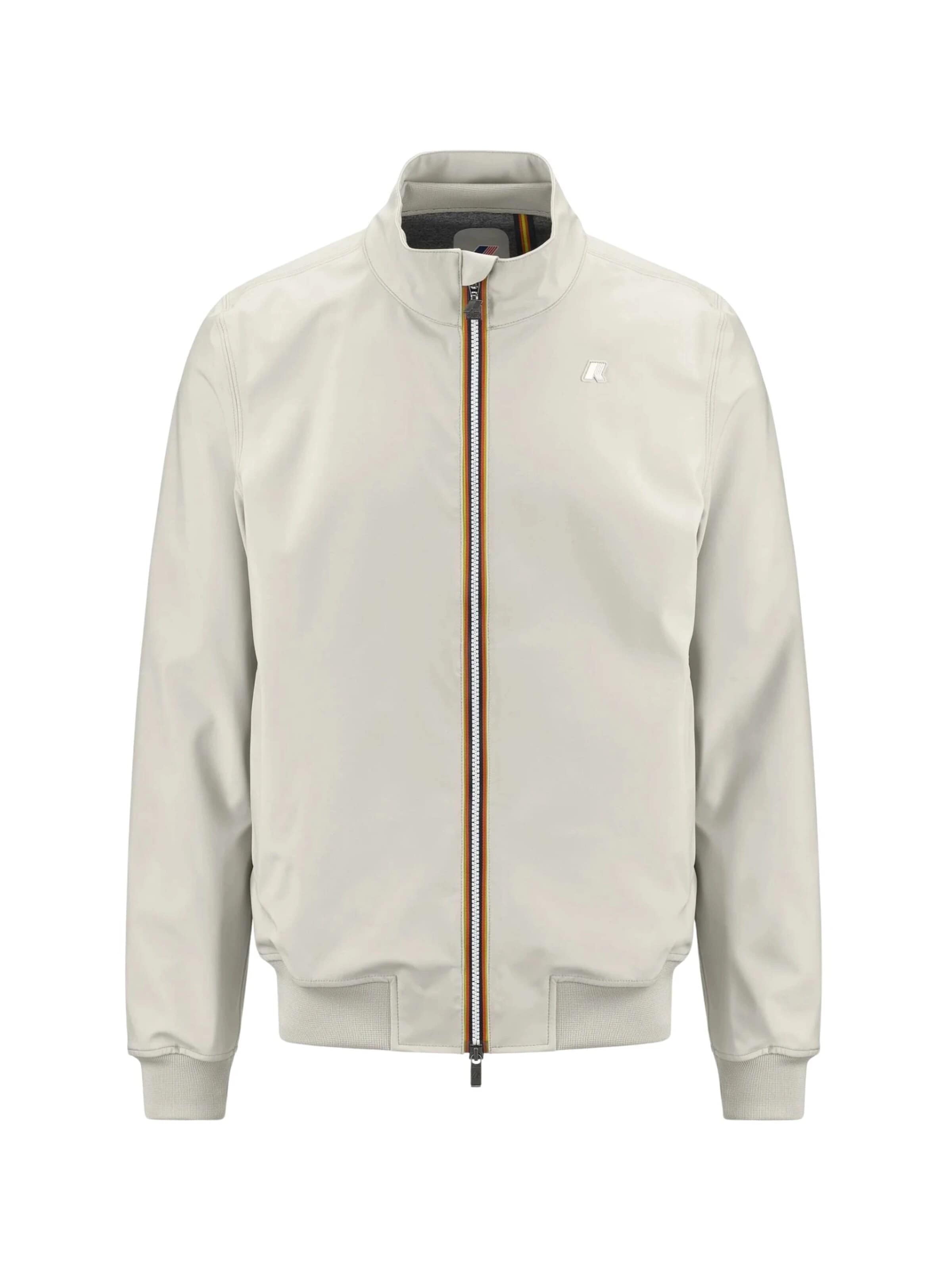K-Way - Chaqueta de entretiempo 'K-WAY ARSENE BONDED JERSEY GIUBBINO' en beige: frente