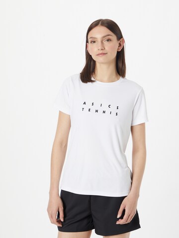 ASICS Funkční tričko 'COURT' – bílá: přední strana