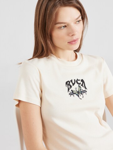 Maglietta di RVCA in beige