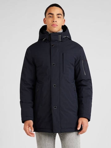 bugatti Winter Jacket in Blue: front