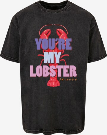 ABSOLUTE CULT T-Shirt 'Friends - My Lobster' in Schwarz: predná strana