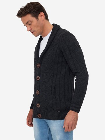 Sir Raymond Tailor Knit Cardigan 'Delhi' in Grey