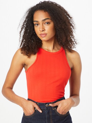 VILA Top 'Athalia' in Red: front