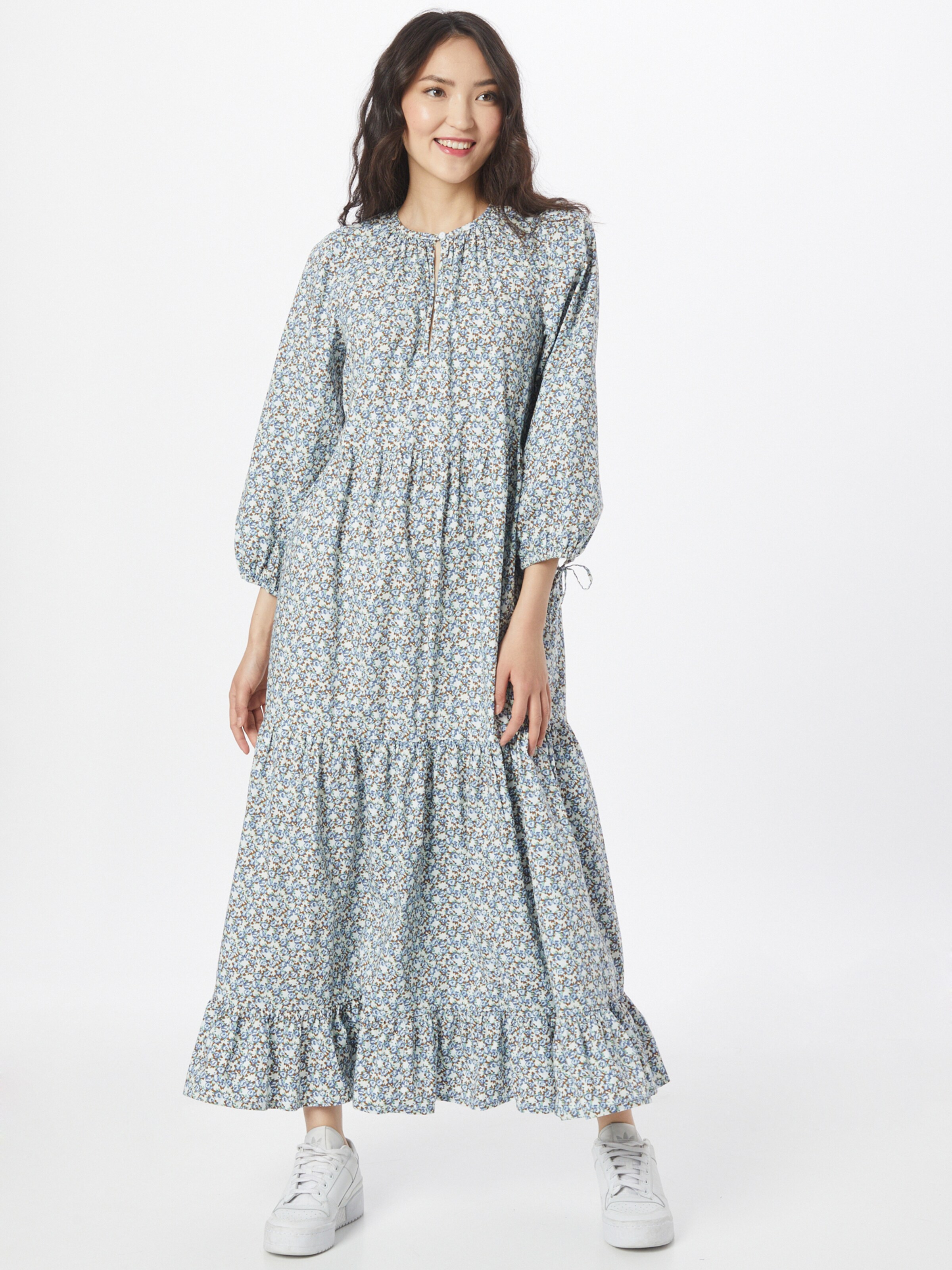 Frauen Kleider Line of Oslo Kleid in Blau - QC27571 Frauen Kleider Line of Oslo Kleid in Blau - QC27571