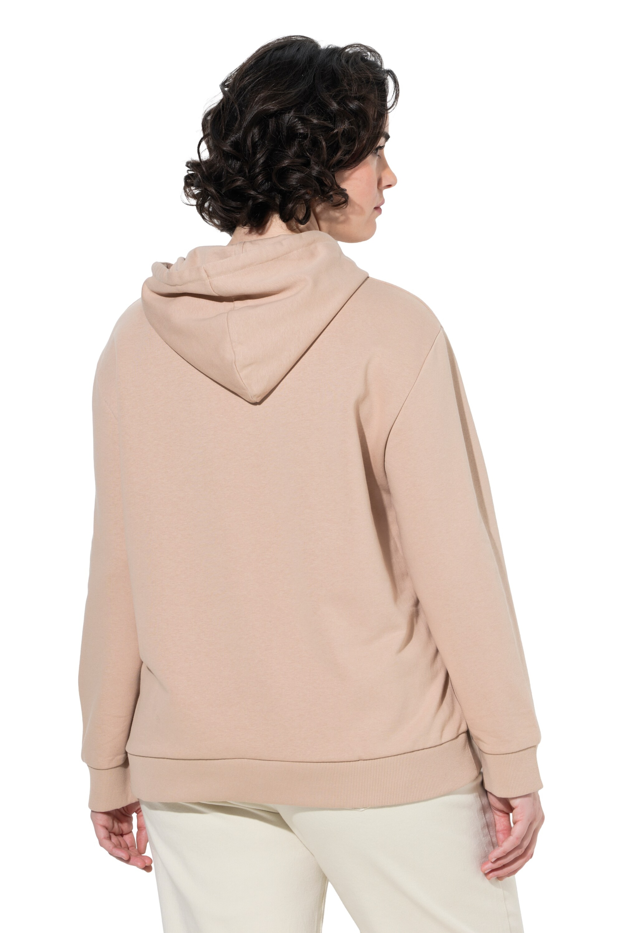 Ulla Popken Sweatshirt in Beige