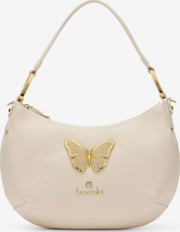 Borsa a mano 'Beth Jewels' di Braccialini in beige: frontale
