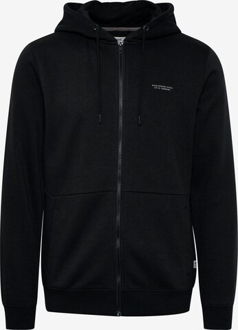 BLEND Zip-Up Hoodie 'Pepe' in Black: front