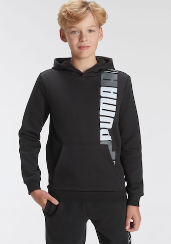 PUMA Sweatshirt 'ESS+' in Black: front