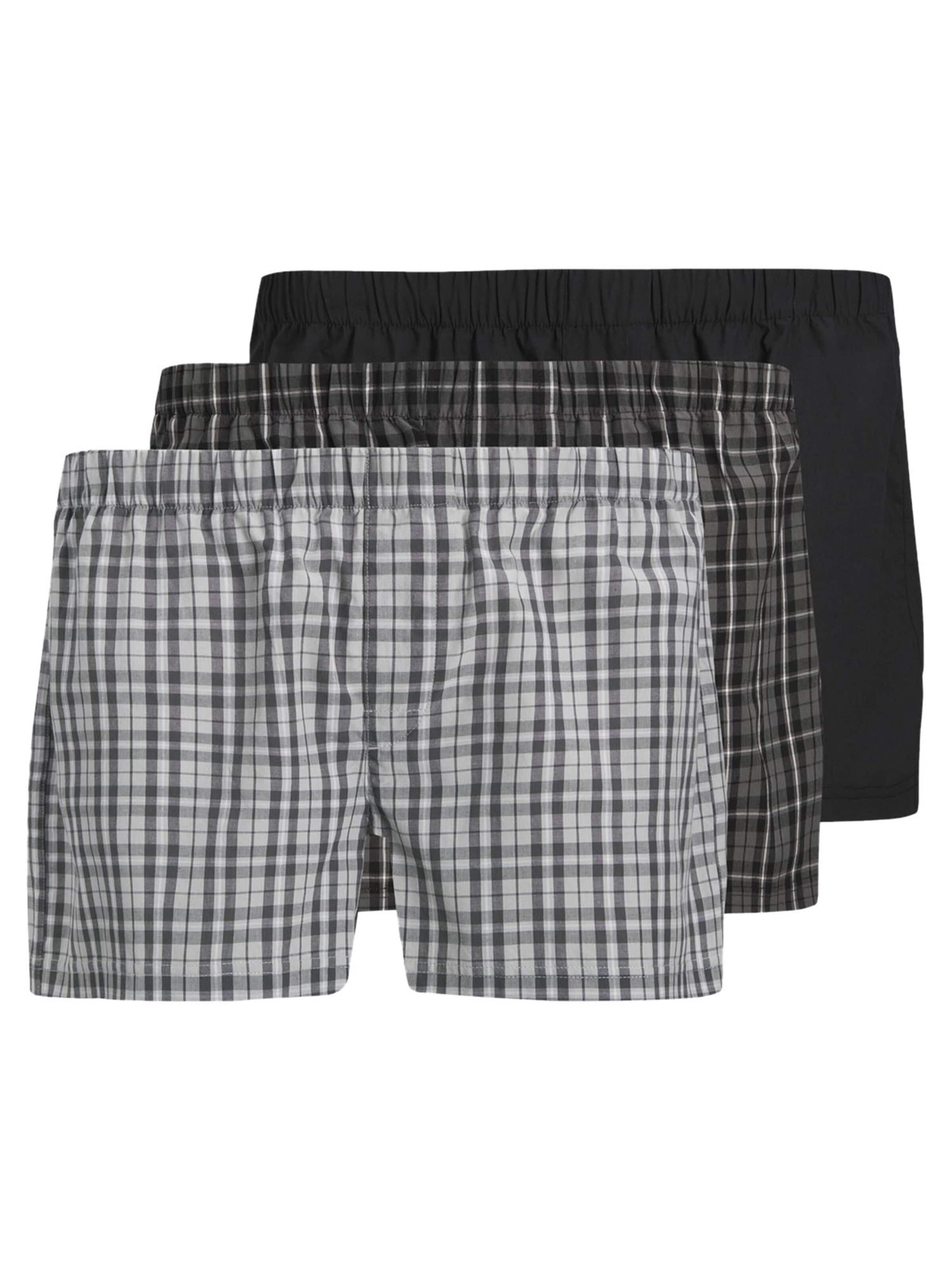 JACK & JONES Боксерки 'Milano' в черно: отпред