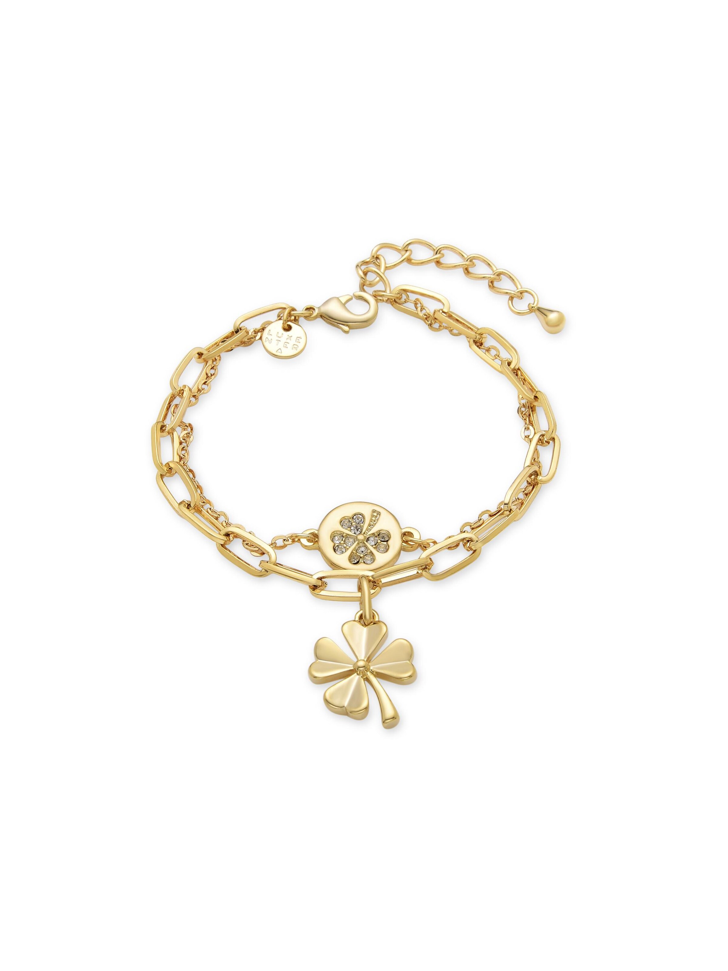 Braccialetto 'Flor' di Luxenter in oro: frontale