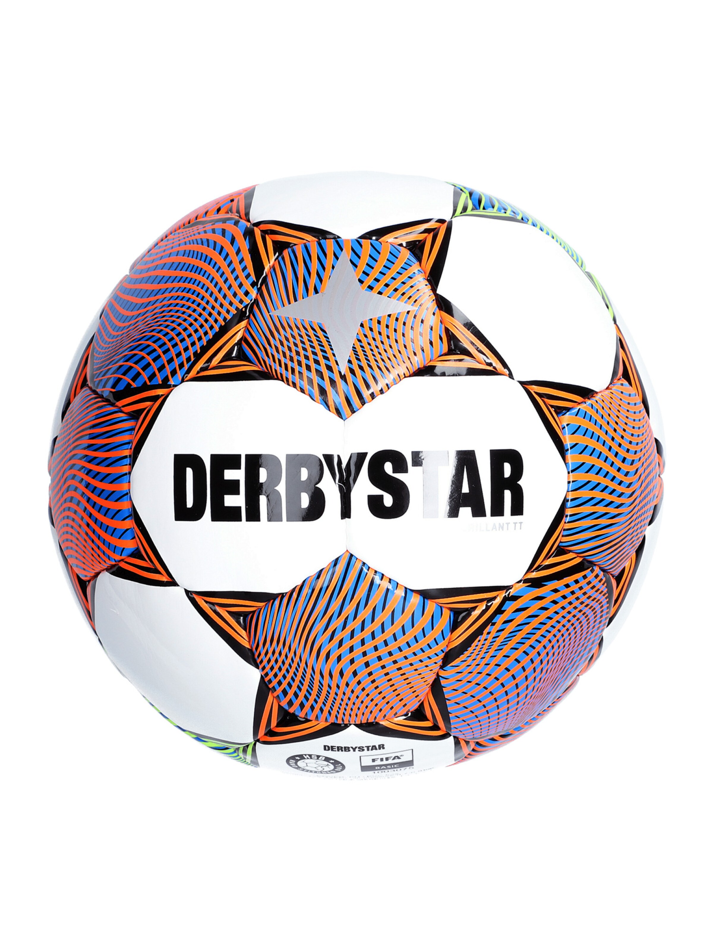 DERBYSTAR Ball in Weiß: Vorderseite