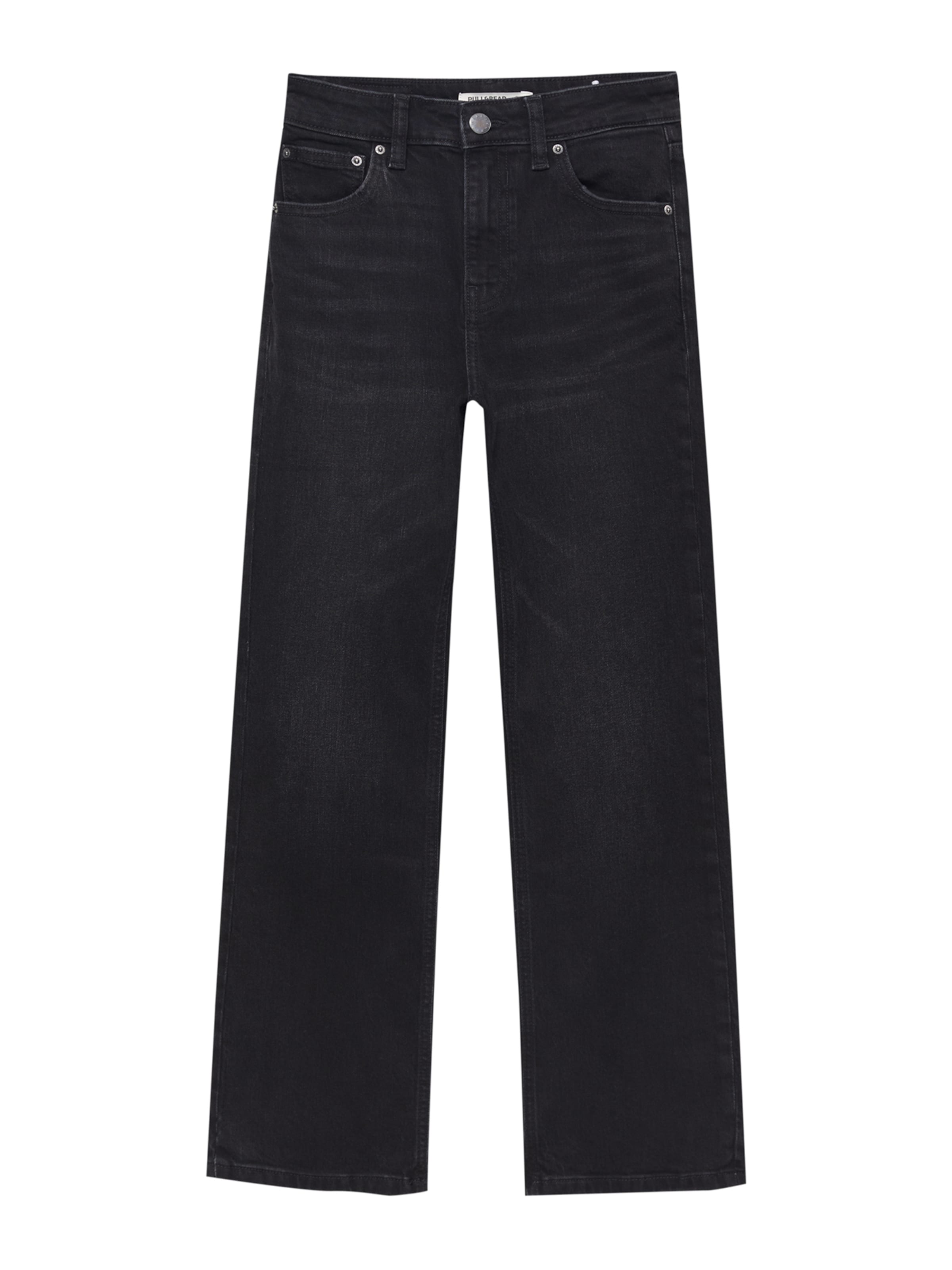 Pull&Bear Flared Jeans in Schwarz: Vorderseite