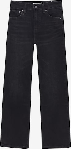 Pull&Bear Flared Jeans in Zwart: voorkant