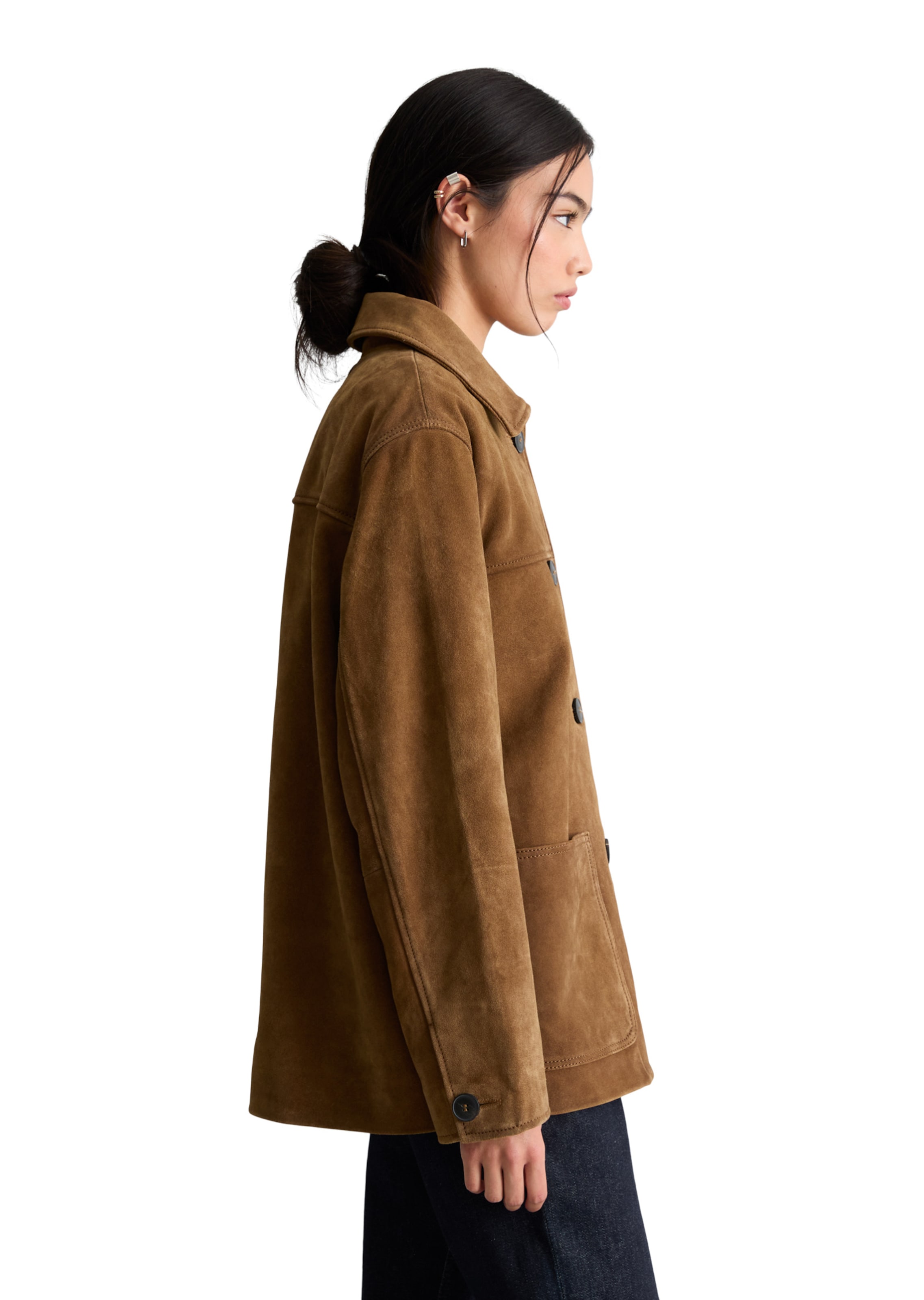 Marc O'Polo DENIM Tussenjas in Beige: zijkant