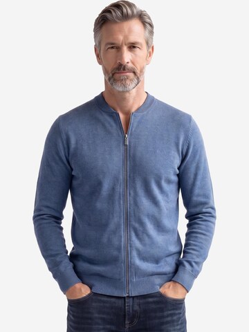 CASAMODA Knit cardigan 'Basic' in Blue