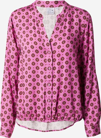 Emily Van Den Bergh Blouse in Roze: voorkant