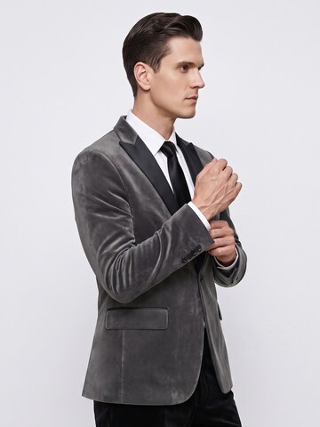 ALLTHEMEN Regular fit Suit Jacket 'Lichtung' in Grey