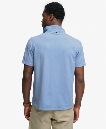 Superdry & Co Super Slim Fit Shirt 'Essential' in Blue