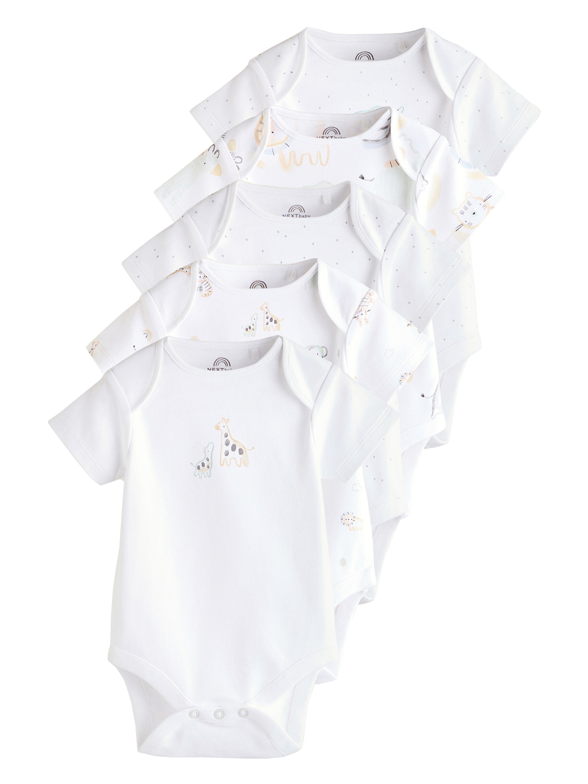 Next Kezeslábas - fehér: elől