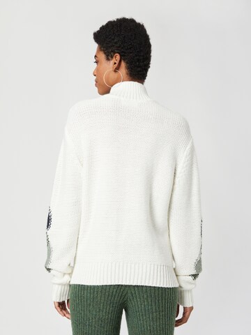 florence by mills exclusive for ABOUT YOU Sweater 'Zircon' in White