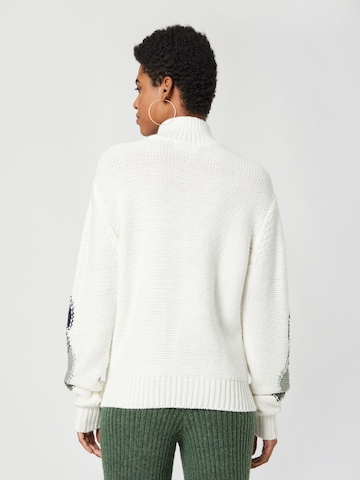 florence by mills exclusive for ABOUT YOU - Pullover 'Zircon' em branco